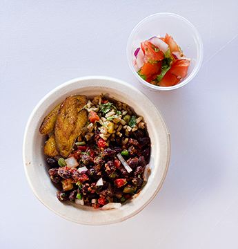 Black bean rice bowl