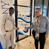 Students visit LiveOnNY to learn about organ donations.