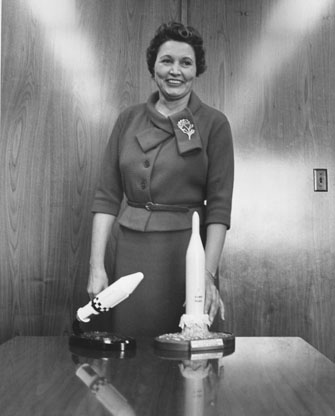 Mary Ross Mary Ross by two model rockets.