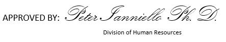 Signature for Peter Ianniello