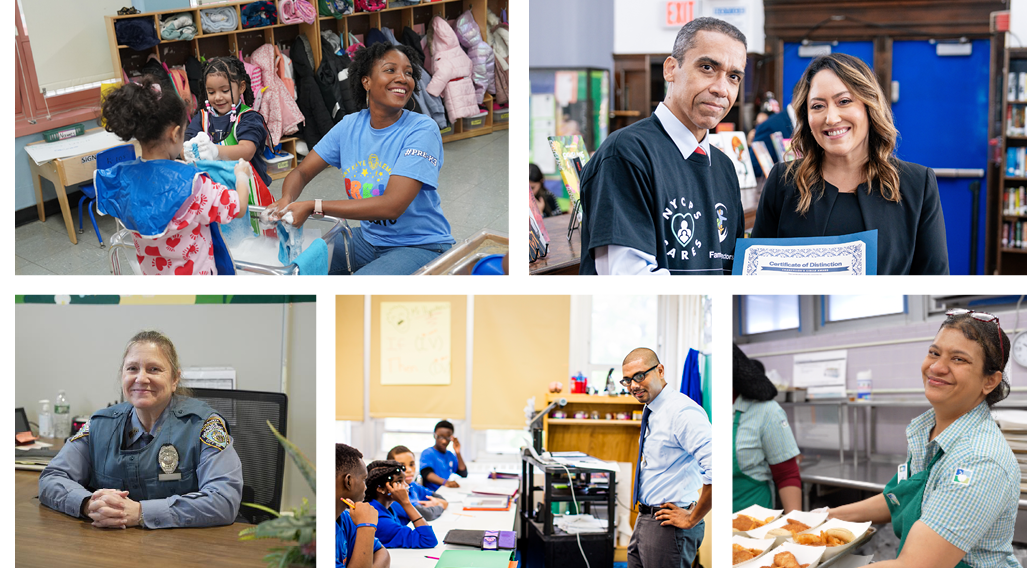 Newsletter banner shows students participating in fall sports.