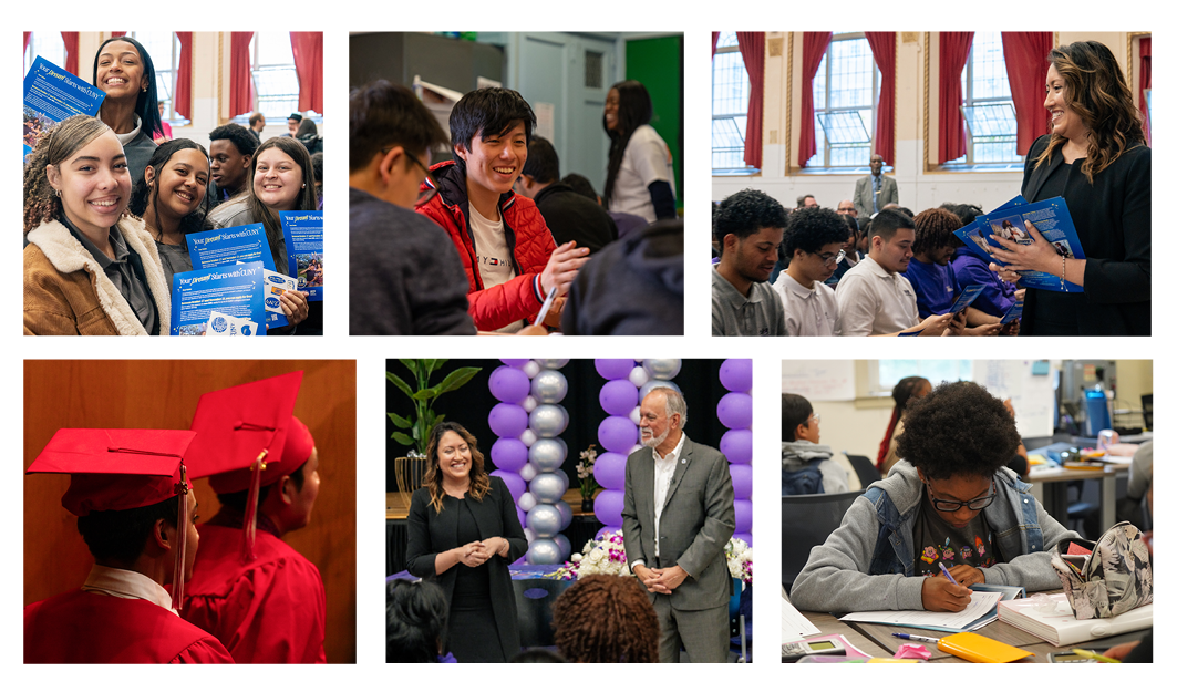 Newsletter banner shows students and staff participating in Student Pathways events and learning.