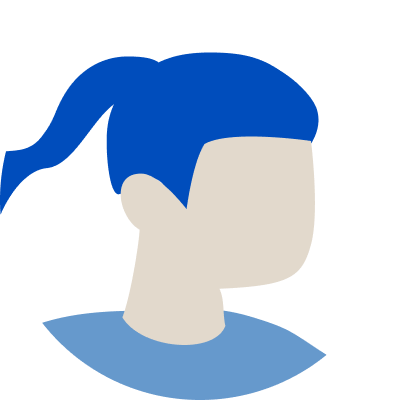 Person with ponytail