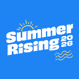 A graphic saying 'Summer Rising 2026'