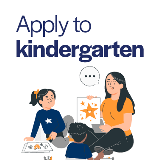 A teacher teaches two young children