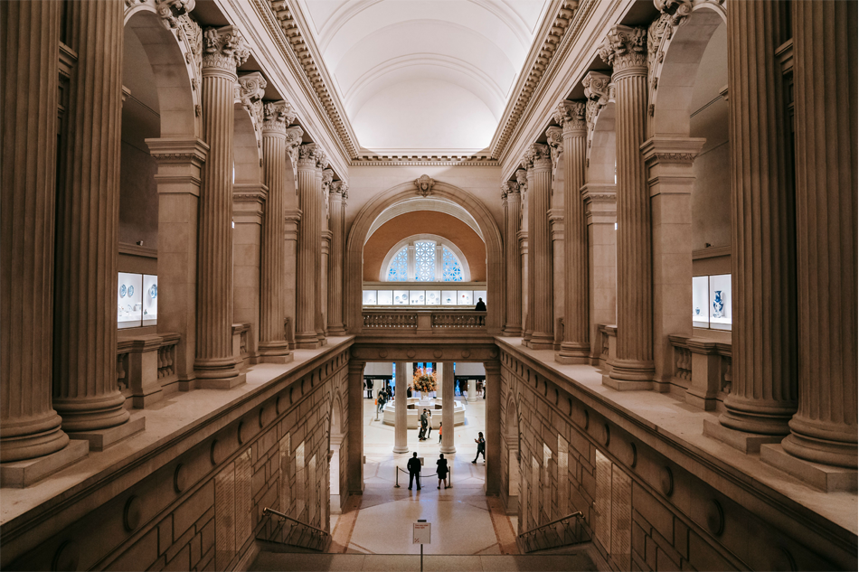 Interior of the Metropolitan Museum of Art
