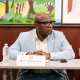 Front view of Mark Rampersant, NYCPS' chief of school safety.